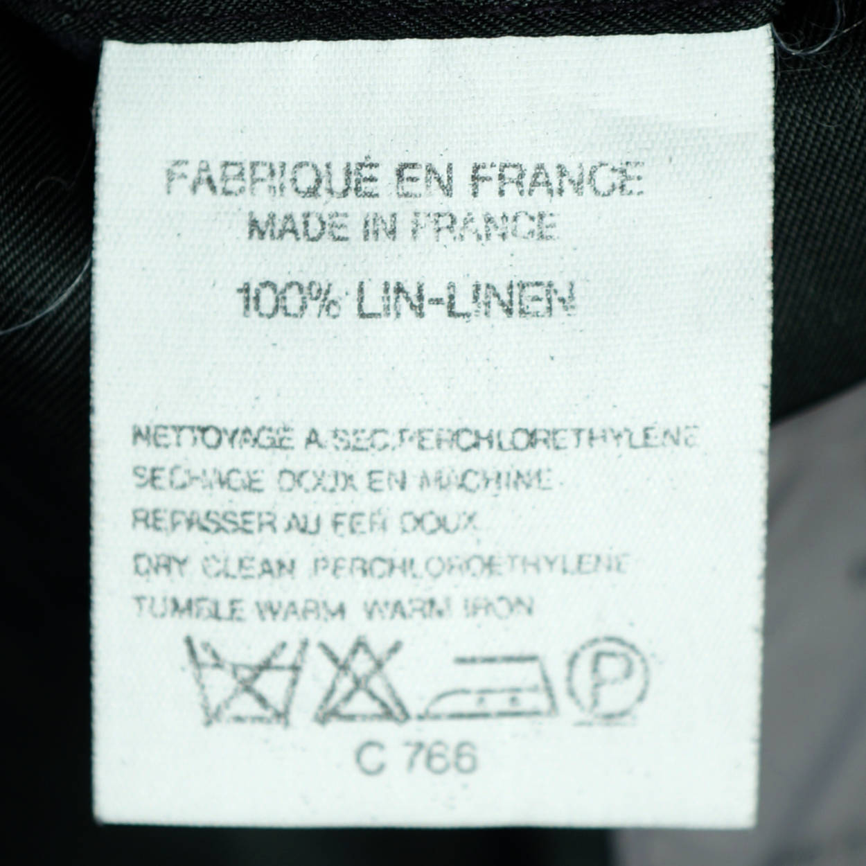 Vintage 1980s Yohji Yamamoto Mens Jacket Black Linen Size M Tall Made in France - Poppy's Vintage Clothing