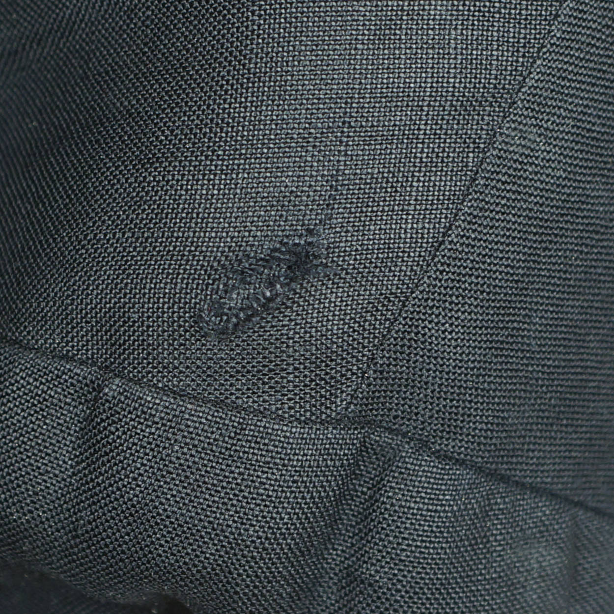 Vintage 1980s Yohji Yamamoto Mens Jacket Black Linen Size M Tall Made in France - Poppy's Vintage Clothing