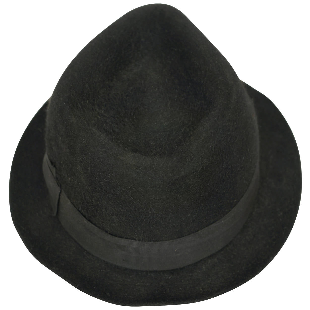Yohji Yamamoto Borsalino Trilby Fedora Hat Water Repellent Rabbit Fur Felt 7 5/8 - Poppy's Vintage Clothing