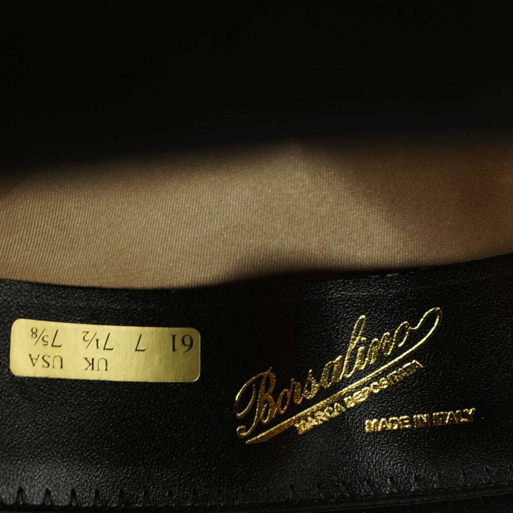 Yohji Yamamoto Borsalino Trilby Fedora Hat Water Repellent Rabbit Fur Felt 7 5/8 - Poppy's Vintage Clothing