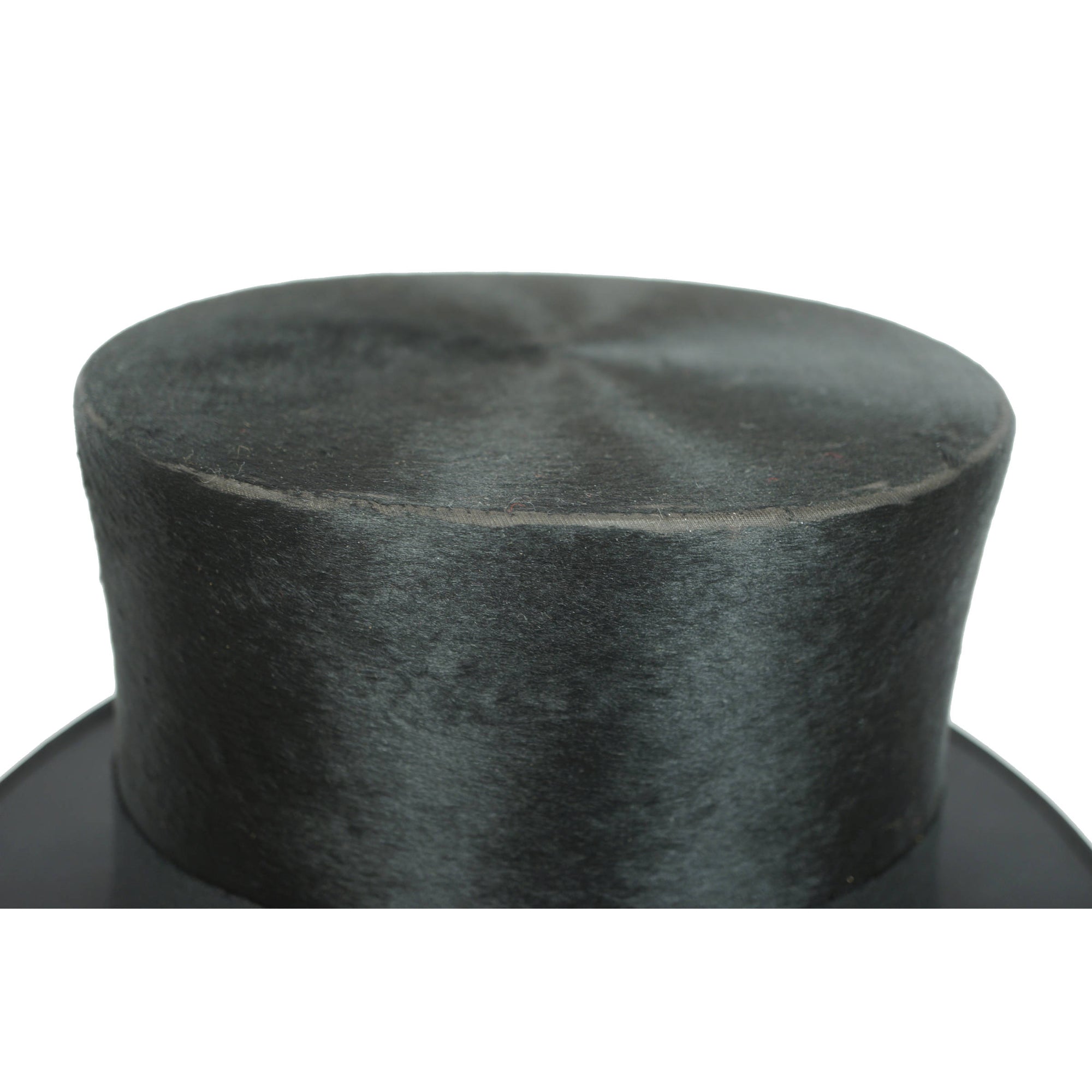 Large Vintage Plush Silk Top Hat Youngs New York