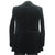 Vintage 1970s Yves Saint Laurent Black Velvet Mens Jacket Made in France Small - Poppy's Vintage Clothing