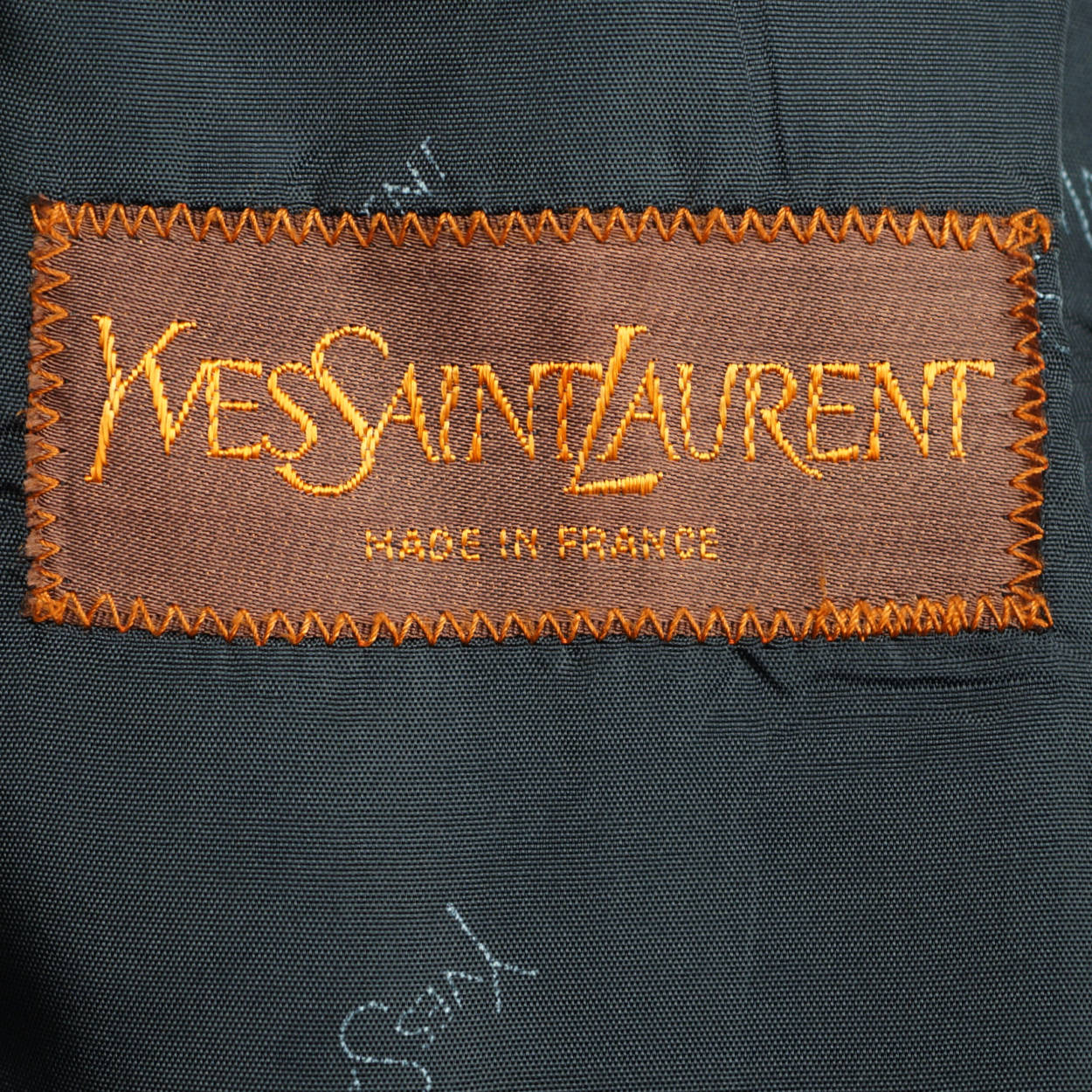 Vintage 1970s Yves Saint Laurent Black Velvet Mens Jacket Made in France Small - Poppy's Vintage Clothing