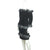 Vintage 1980s Yves Saint Laurent Dress in Black Velvet with Ruffles Size M - Poppy's Vintage Clothing