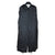 Vintage Yves Saint Laurent Black Wool Coat Made in France Ladies Size 40 - Poppy's Vintage Clothing