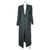 Vintage Yves Saint Laurent Black Wool Coat Made in France Ladies Size 40 - Poppy's Vintage Clothing