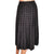 Vintage Yves Saint Laurent Paris Wool Kilt Style Wrap Skirt Black w Check Size S - Poppy's Vintage Clothing