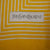 Vintage 1970s Yves Saint Laurent Geometric Scarf Yellow White Squares 35.5 Inch - Poppy's Vintage Clothing