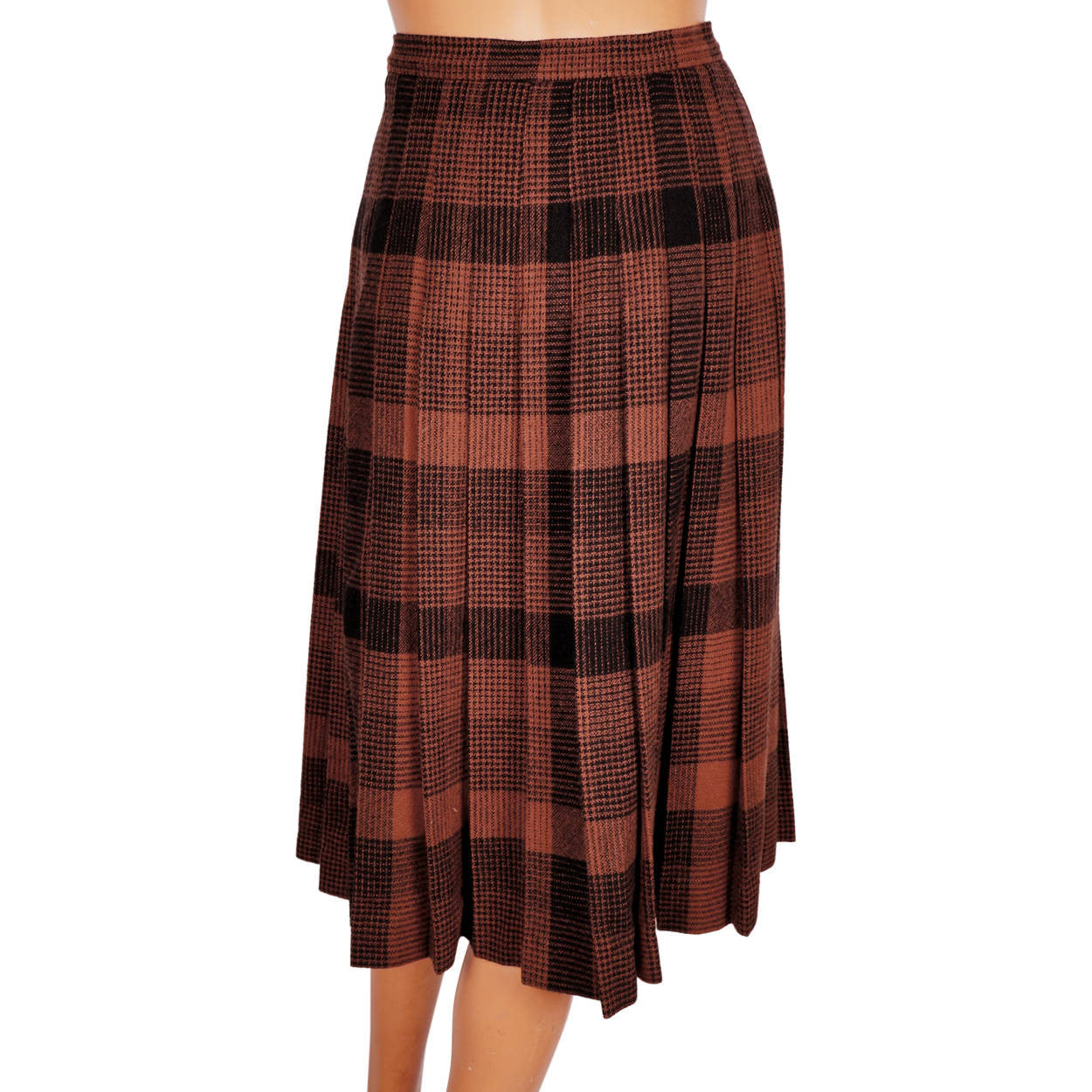 Vintage Yves Saint Laurent Wool Kilt Wrap Skirt 1970s Rive Gauche