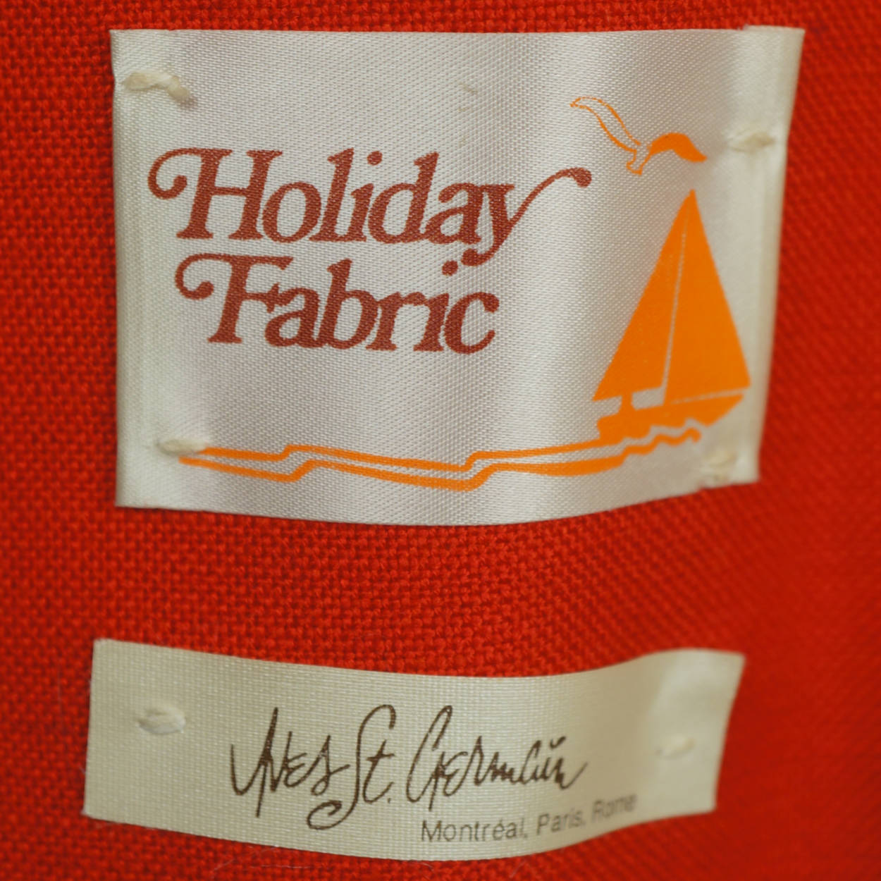 Vintage NOS Red Holiday Jacket Mens Blazer Sport Coat L Unused 1970s NWT - Poppy's Vintage Clothing