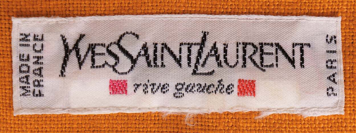 1980s Vintage Linen Jacket - Yves St. Laurent - Rive Gauche