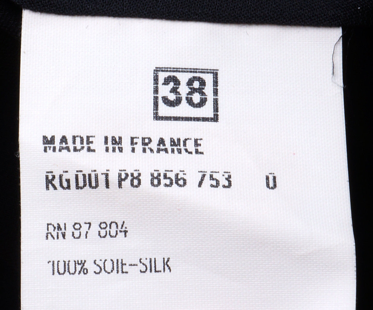 Yves Saint Laurent Two Piece Ensemble Blouse & Skirt Black Silk Size M - Poppy's Vintage Clothing