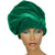 Vintage 1960s Green Velvet Turban Hat by Yvette Brillon - Poppy's Vintage Clothing