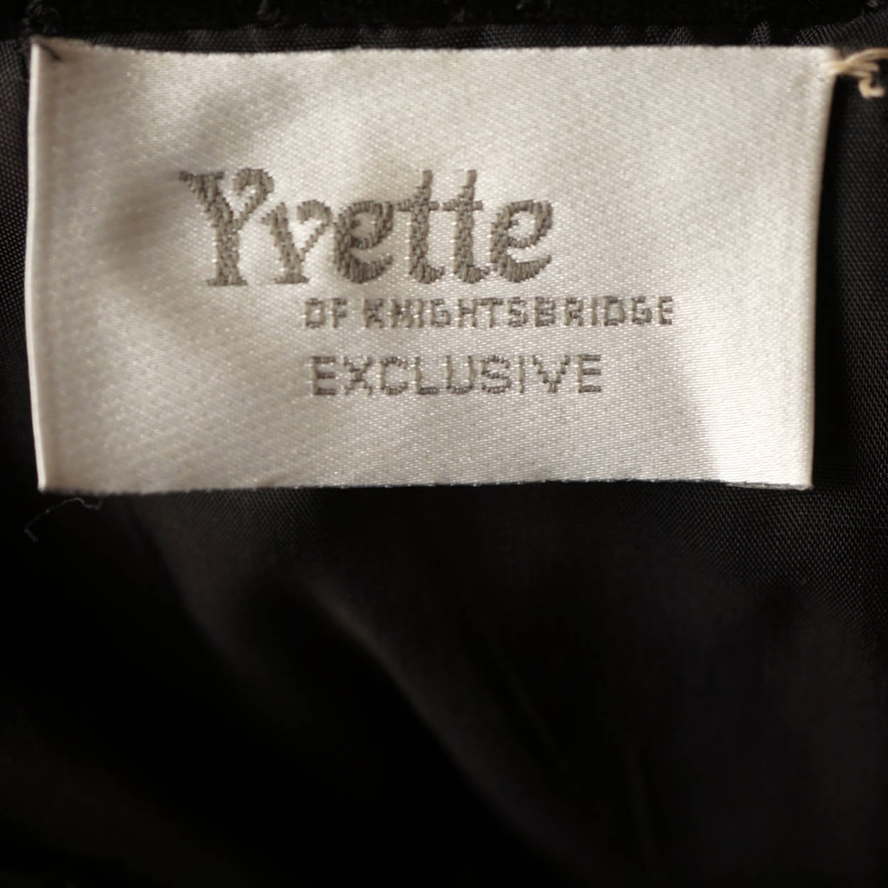 Vintage Yvette of Knightsbridge Crinoline Dress Black and Red Velvet Size S M - Poppy's Vintage Clothing