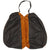 ZILLI France Travel Bag Black Leather for Shoes or Ankle Boots with Brown Suede - Poppy's Vintage Clothing