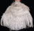 Vintage 1930s White Ostrich Feather Cape 30s Evening Capelet with Matching Purse  S / M - Poppy's Vintage Clothing